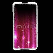 Coque Blackberry Z30 Rideau rose à strass