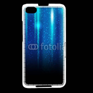 Coque Blackberry Z30 Rideau bleu à strass