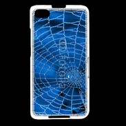 Coque Blackberry Z30 Toile d'araignée bleue