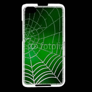Coque Blackberry Z30 Toile d'araignée verte