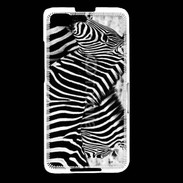 Coque Blackberry Z30 Zèbre en noir et blanc