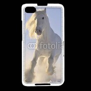 Coque Blackberry Z30 Cheval blanc dans la neige