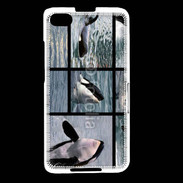 Coque Blackberry Z30 Orque noir et blanc