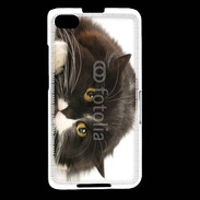 Coque Blackberry Z30 Chat noir et blanc