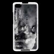 Coque Blackberry Z30 Rhinocéros noir et blanc