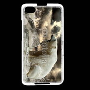 Coque Blackberry Z30 Ours blanc en colère