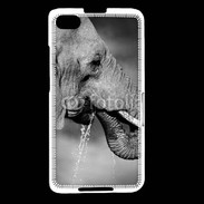 Coque Blackberry Z30 Elephant d'Afrique en noir et blanc