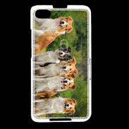 Coque Blackberry Z30 Groupe de 5 chiens Border Collie