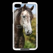 Coque Blackberry Z30 Portrait cheval arabe gris 1