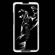 Coque Blackberry Z30 Illustration cheval noir