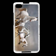 Coque Blackberry Z30 Groupe de chevaux blancs