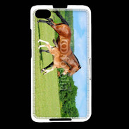 Coque Blackberry Z30 Cheval et poulain 2