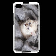Coque Blackberry Z30 Chaton aux yeux bleus 10