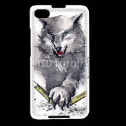 Coque Blackberry Z30 Loup en dessin 100