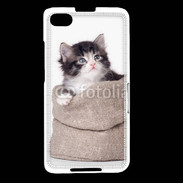 Coque Blackberry Z30 Chaton dans un sac