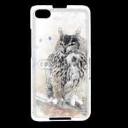 Coque Blackberry Z30 hibou en aquarelle