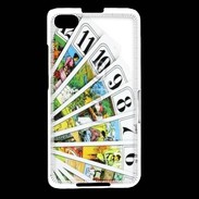 Coque Blackberry Z30 Cartes de tarot sur fond blanc