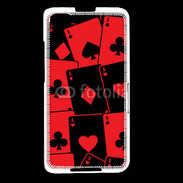 Coque Blackberry Z30 Cartes rouges et noires 5