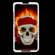 Coque Blackberry Z30 Tête de mort en flamme