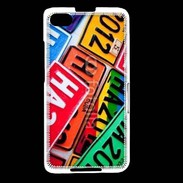 Coque Blackberry Z30 Plaque d'immatriculation