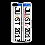 Coque Blackberry Z30 Plaque Just maried