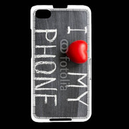 Coque Blackberry Z30 J'aime mon téléphone