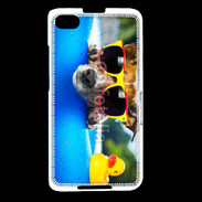 Coque Blackberry Z30 Chien à la piscine 5