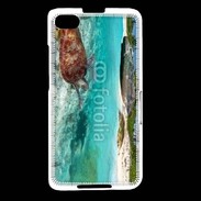 Coque Blackberry Z30 Belle plage avec tortue