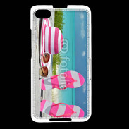 Coque Blackberry Z30 La vie en rose à la plage