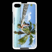 Coque Blackberry Z30 Palmier et charme sur la plage