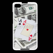 Coque Blackberry Z30 Paire d'as au poker 2