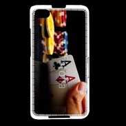 Coque Blackberry Z30 Poker paire d'as