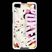 Coque Blackberry Z30 Poker and fire 1