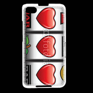 Coque Blackberry Z30 Triple coeur machine à sous
