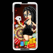 Coque Blackberry Z30 Lady au casino