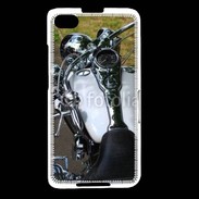 Coque Blackberry Z30 Moto chromée