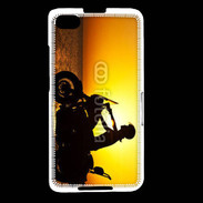 Coque Blackberry Z30 Femme biker au couché de soleil