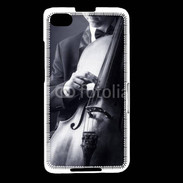 Coque Blackberry Z30 Violoncelliste en noir et blanc 5