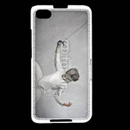 Coque Blackberry Z30 Escrime noir et blanc