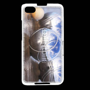 Coque Blackberry Z30 Boule de pétanque chromée