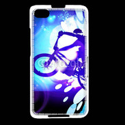 Coque Blackberry Z30 Illustration BMX bleu