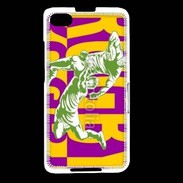 Coque Blackberry Z30 Poster rugby sur fond jaune