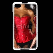 Coque Blackberry Z30 Belles et sexy en noir et rouge