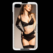 Coque Blackberry Z30 Femme sexy en lingerie noire