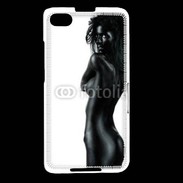 Coque Blackberry Z30 Femme nue body painting noir et blanc 4