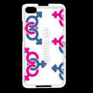 Coque Blackberry Z30 Symboles homme femme