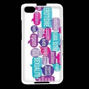 Coque Blackberry Z30 Nuage de mots sexy