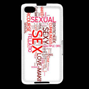 Coque Blackberry Z30 Nuage de mots sexy 2