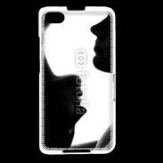 Coque Blackberry Z30 Couple en noir et blanc 10