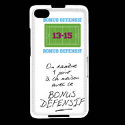 Coque Blackberry Z30 1 point bonus offensif-défensif Blanc